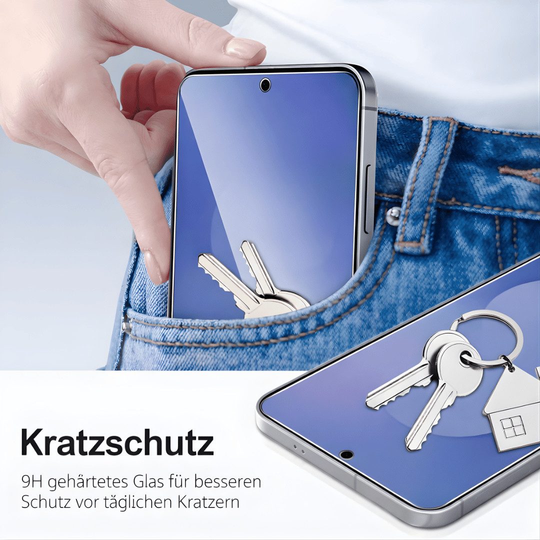 SmartUP Displayschutzglas für HotWav Note 13 Max Display Panzerfolie Hartglas Full Screen 9H für HotWav Note 13 Max, 2 Stück, kompletter Displayschutz – Bild 3 von 5