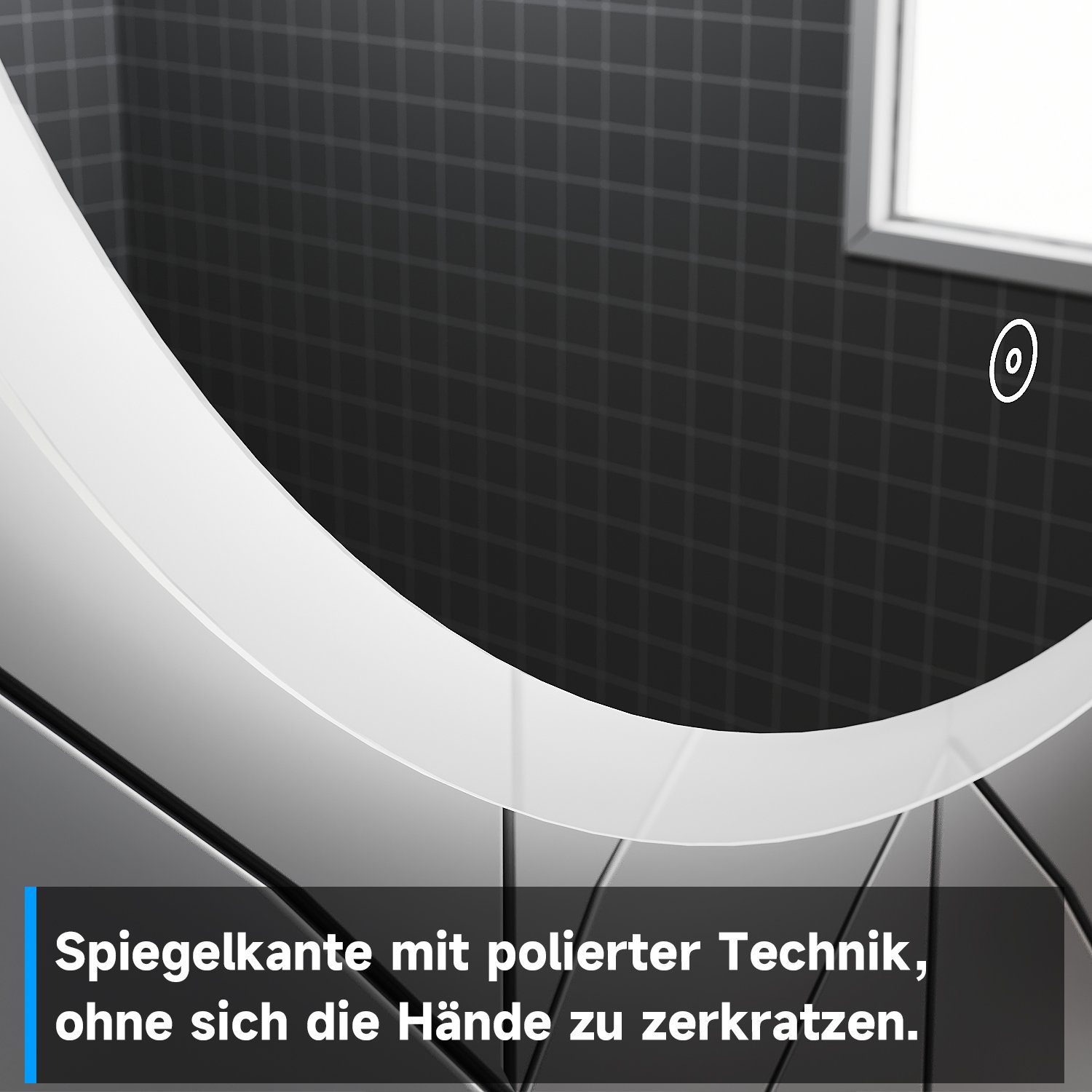 SONNI Badspiegel Badspiegel Rund, Ø 60 günstig online kaufen