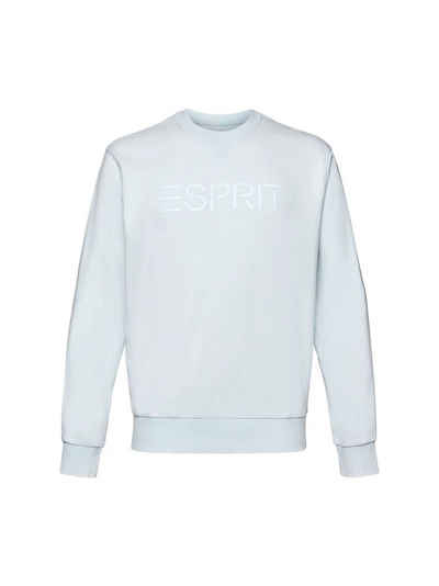 Esprit Sweatshirt Rundhals-Sweatshirt mit Logoprint (1-tlg)
