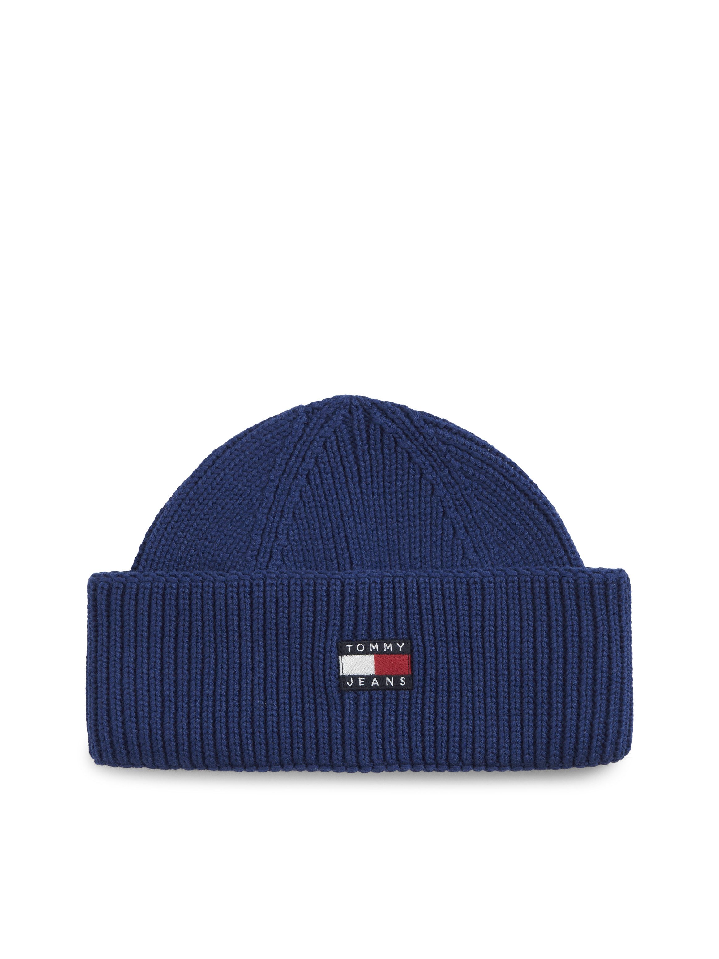 Tommy Jeans Beanie TJM HERITAGE SHORT Umfang 58 cm, im Fischermann-Style