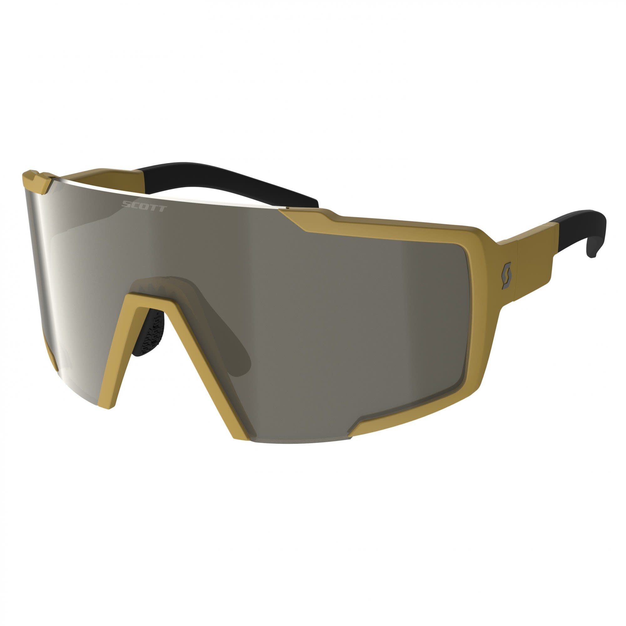Scott Fahrradbrille Scott Shield Compact Sunglasses Accessoires Gold - Bronze Chrome