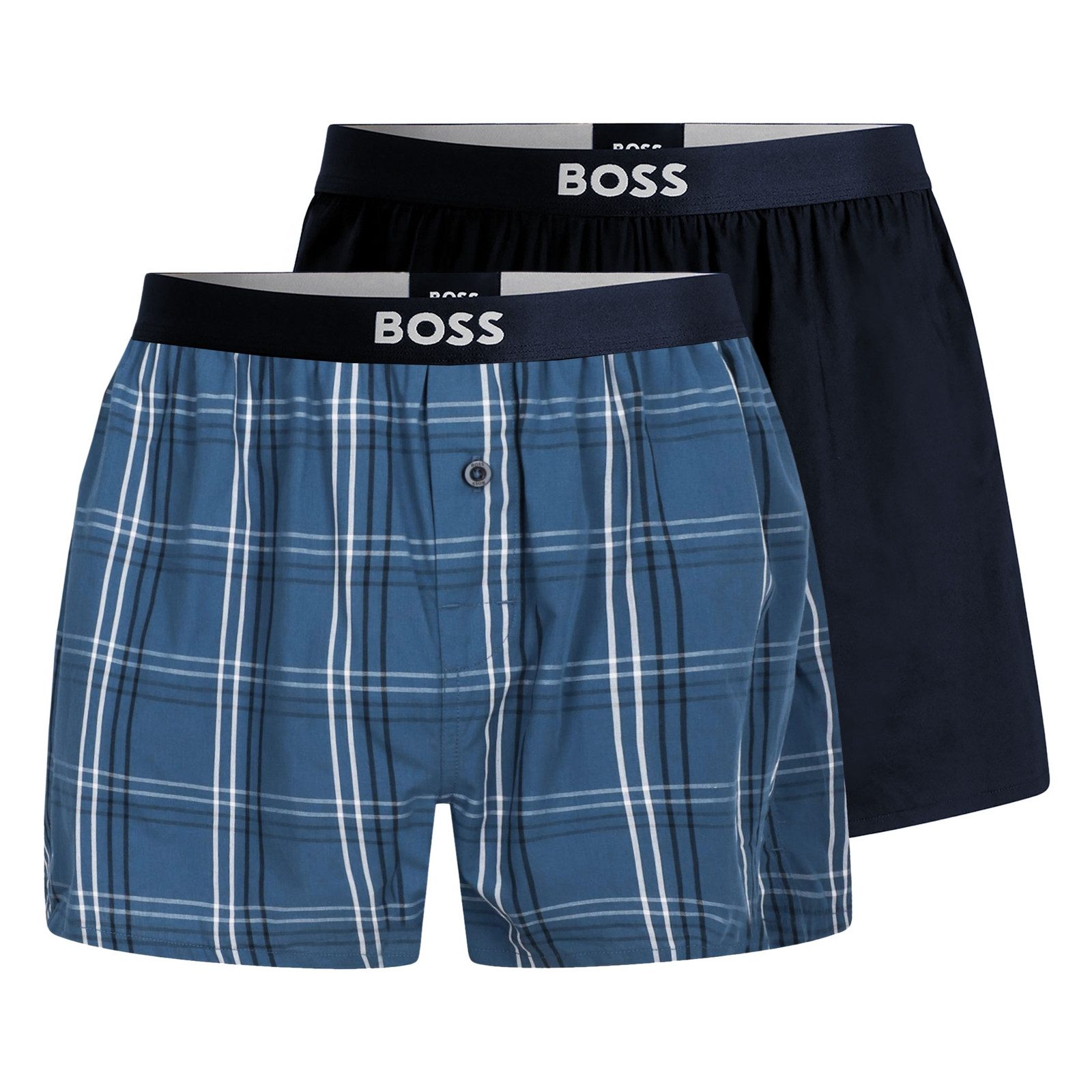 BOSS Boxershorts Boxer Shorts EW (2-St) mit Webgummibund günstig online kaufen