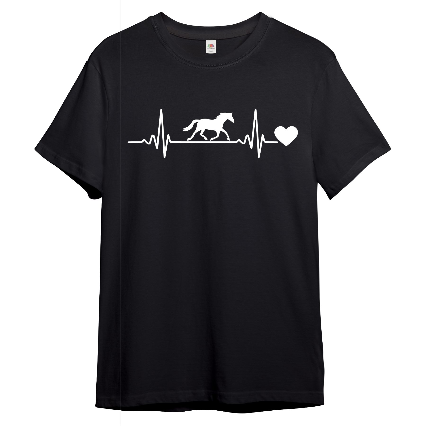 PAULGOS T-Shirt Kinder T-Shirt, Herzschlag mit Pferd