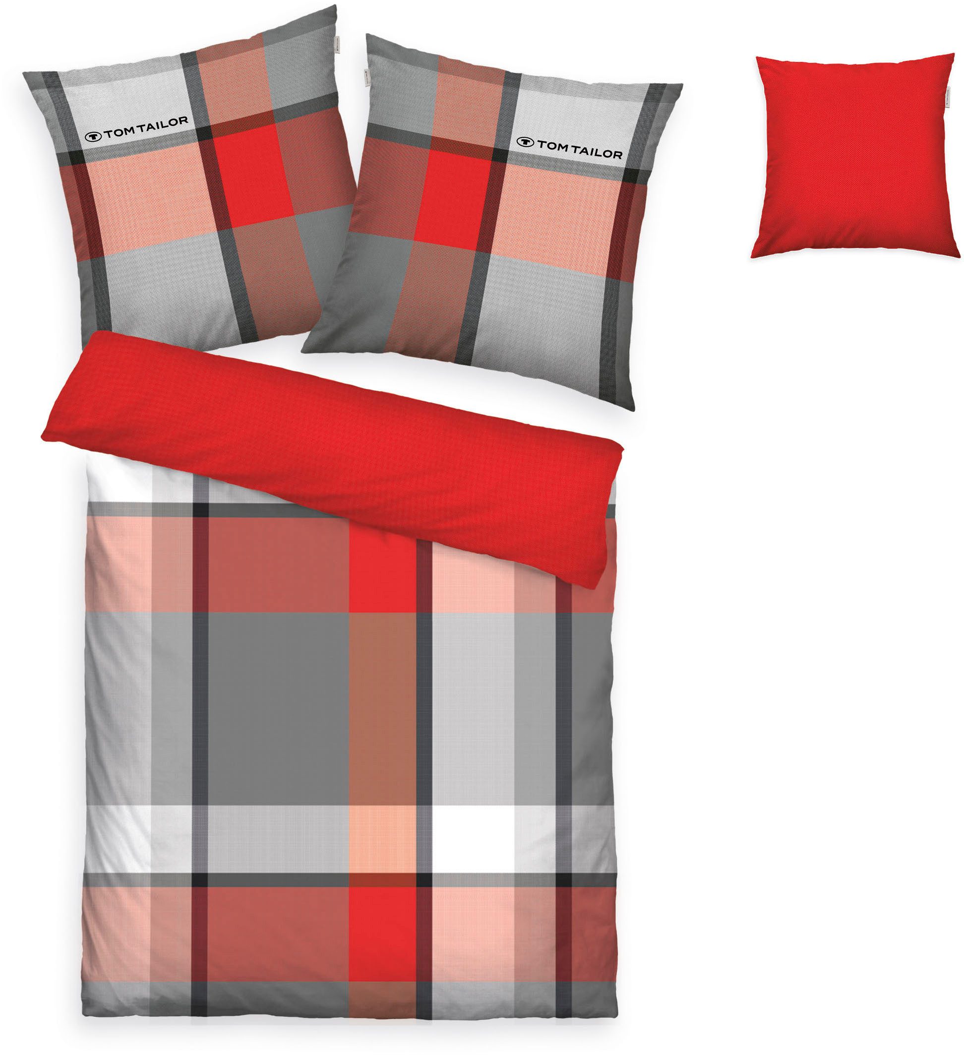 TOM TAILOR HOME Bettwäsche Lenny, Renforcé, günstig online kaufen