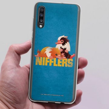 DeinDesign Handyhülle Phantastische Tierwesen Offizielles Lizenzprodukt Zauberer, Samsung Galaxy A70 Silikon Hülle Bumper Case Handy Schutzhülle