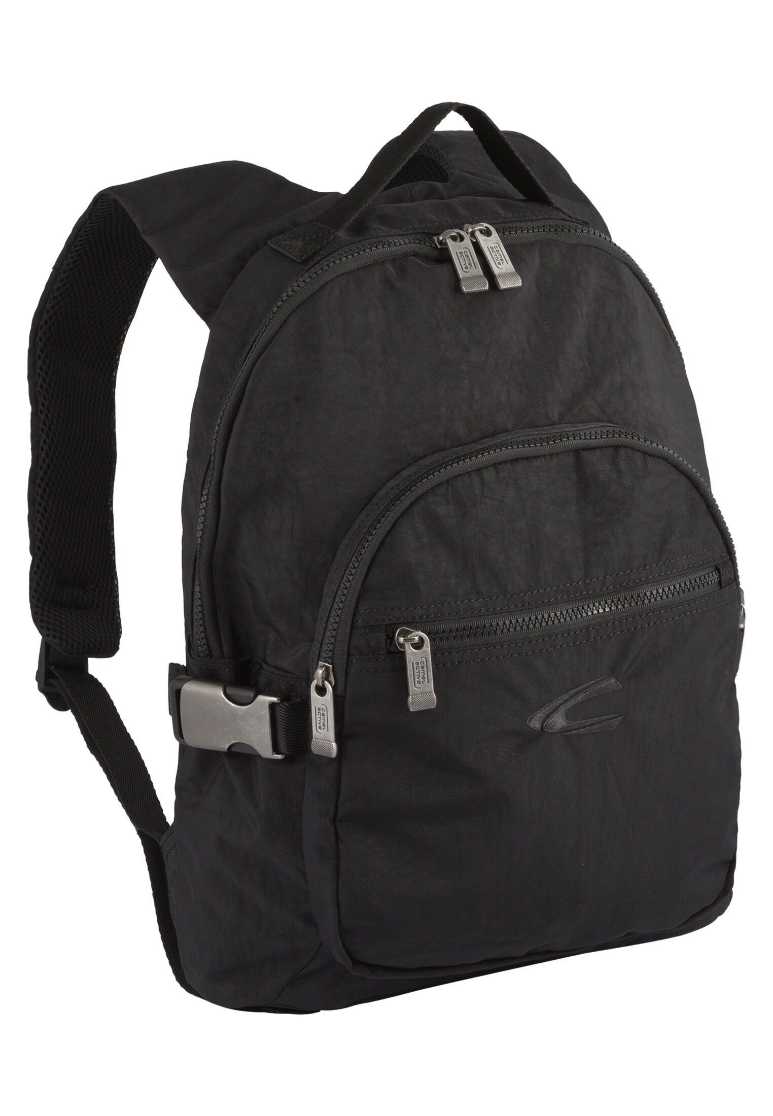 camel active Freizeitrucksack Rucksack mit 2-Wege-Reißverschluss, Markenlabel