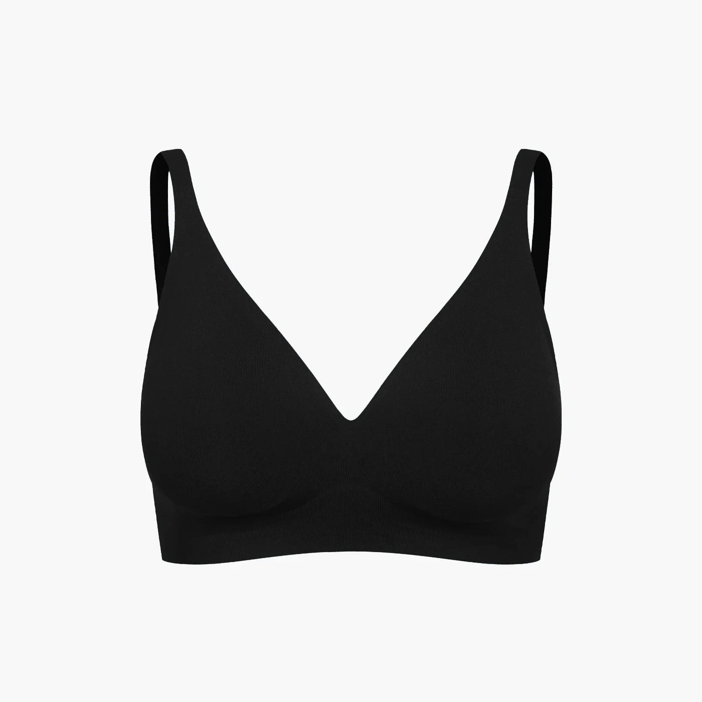 Bügelloser BH Comfort Push-Up BH-Schwarz-2XL
