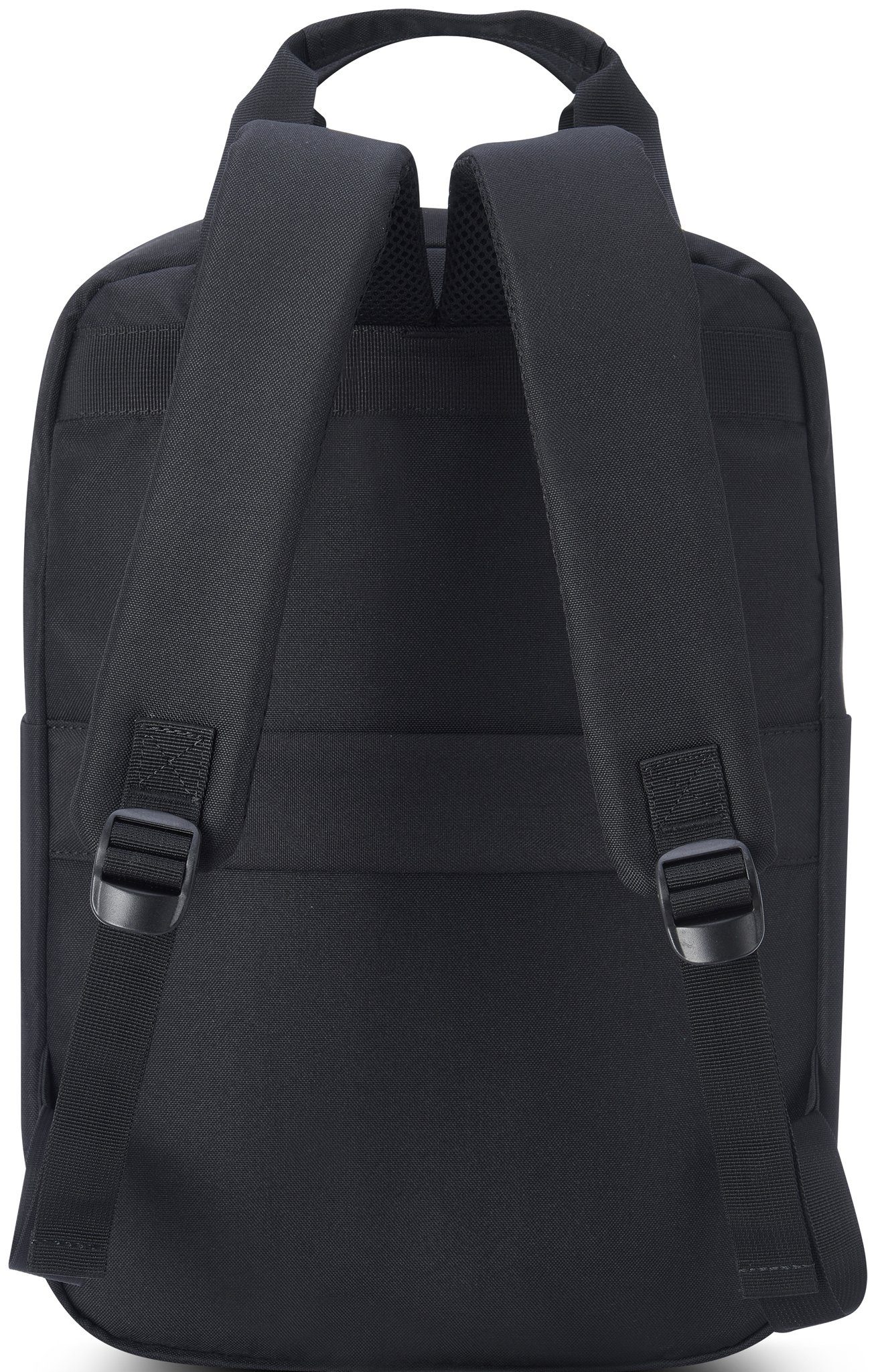 Delsey gepolstertem recyceltem Laptoprucksack Citypak mit aus schwarz Laptopfach 15,6-Zoll Square, Material;
