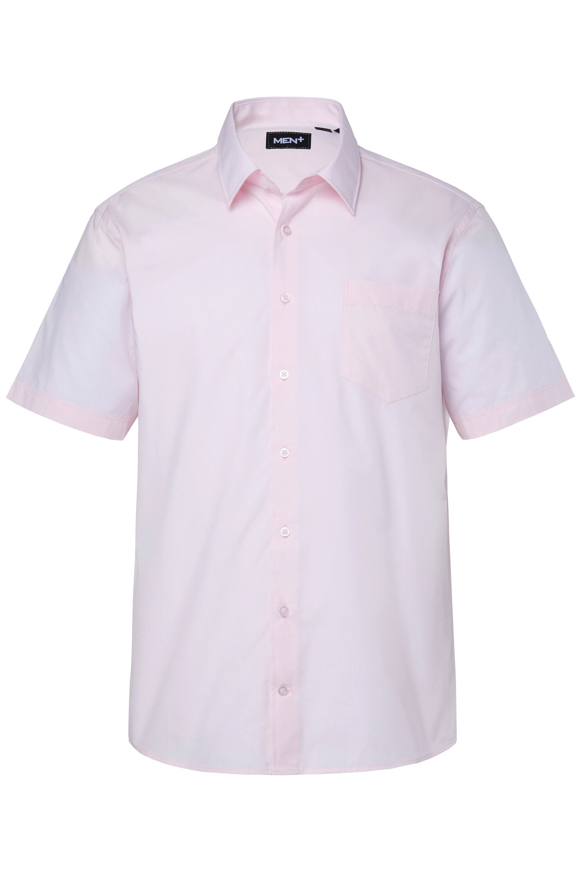 Men Plus Kurzarmhemd Men+ Businesshemd Halbarm EasyCare Kentkragen