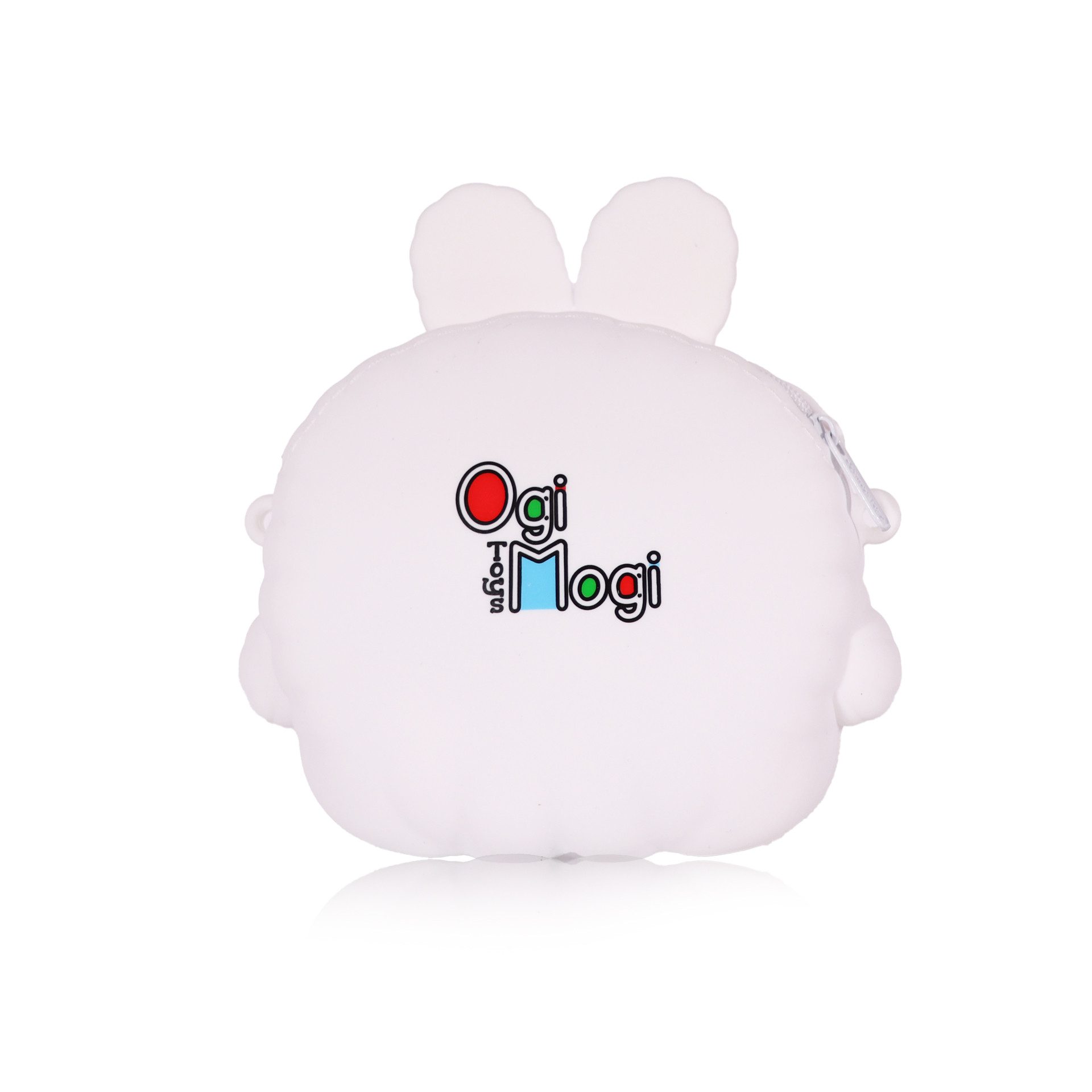 OGI MOGI TOYS Kindergartentasche Ogi Mogi Toys Silikon Weiße Hasen Umhängetasche