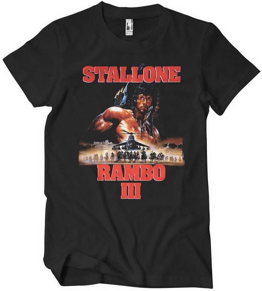 Rambo T-Shirt III Poster Big Tall T-Shirt
