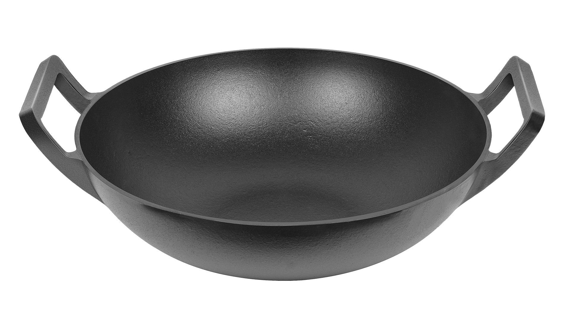 Durchmesser Wok rund Gusseisen 31cm Fuego Fuego für El Grill El Wok