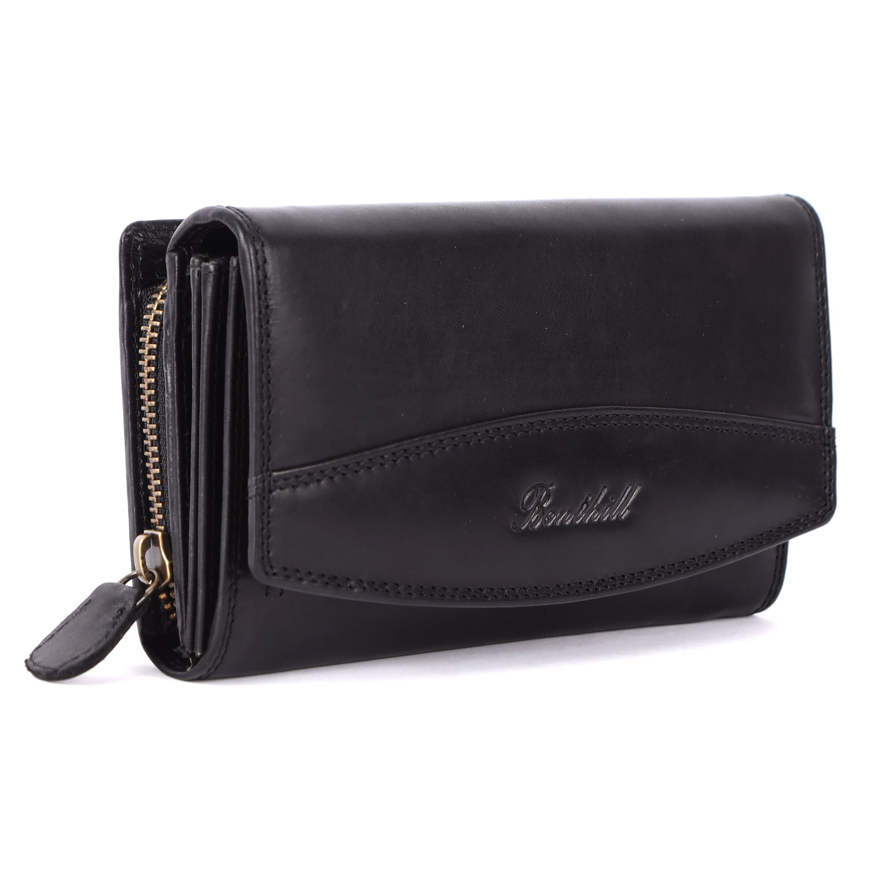 Benthill Geldbörse Damen Echt Leder XXL Großes Portemonnaie RFID Vintage Da günstig online kaufen