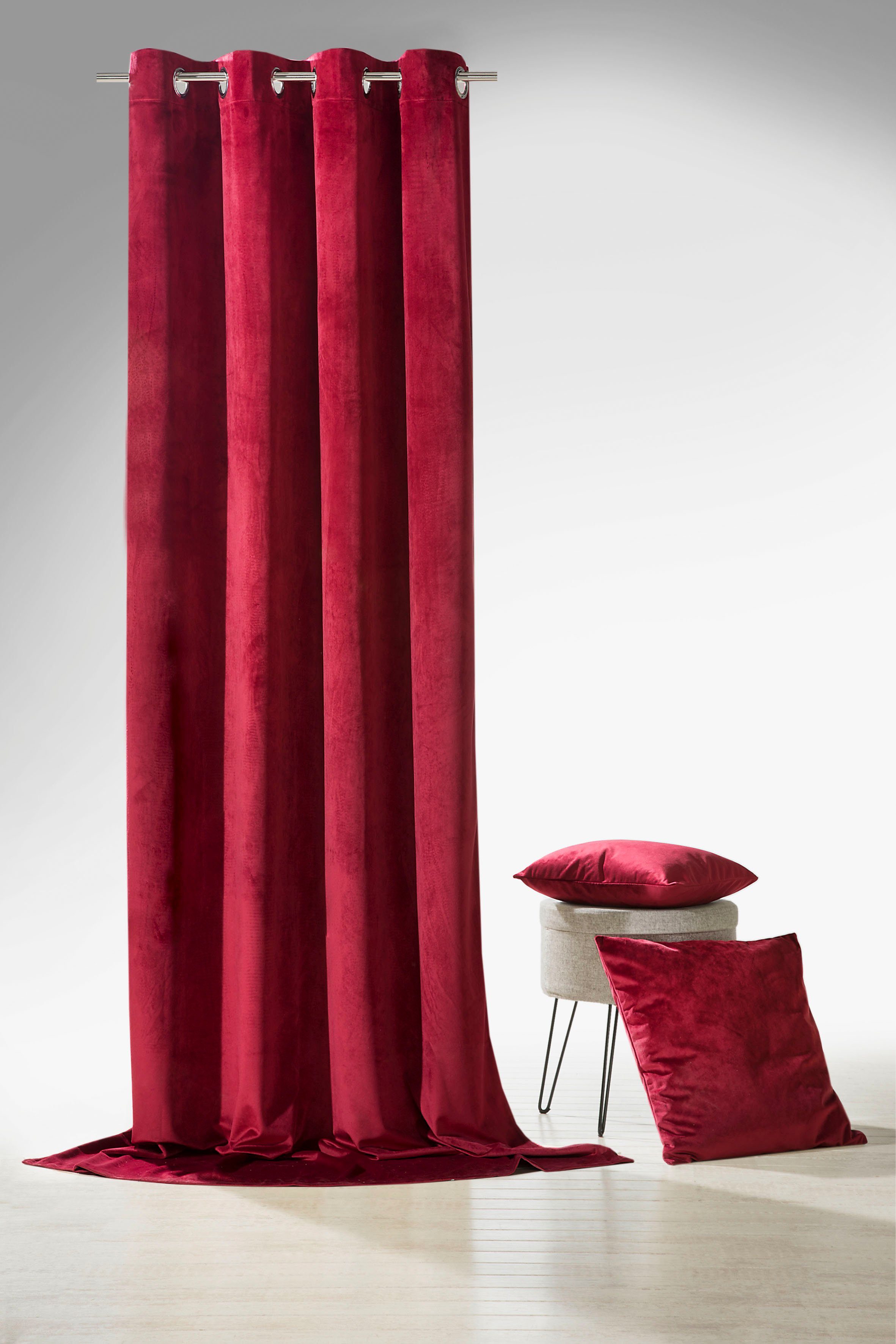 Weckbrodt Dekokissen Valentin, Samt-Optik, Velour, Unifarben, Kissenhülle o günstig online kaufen