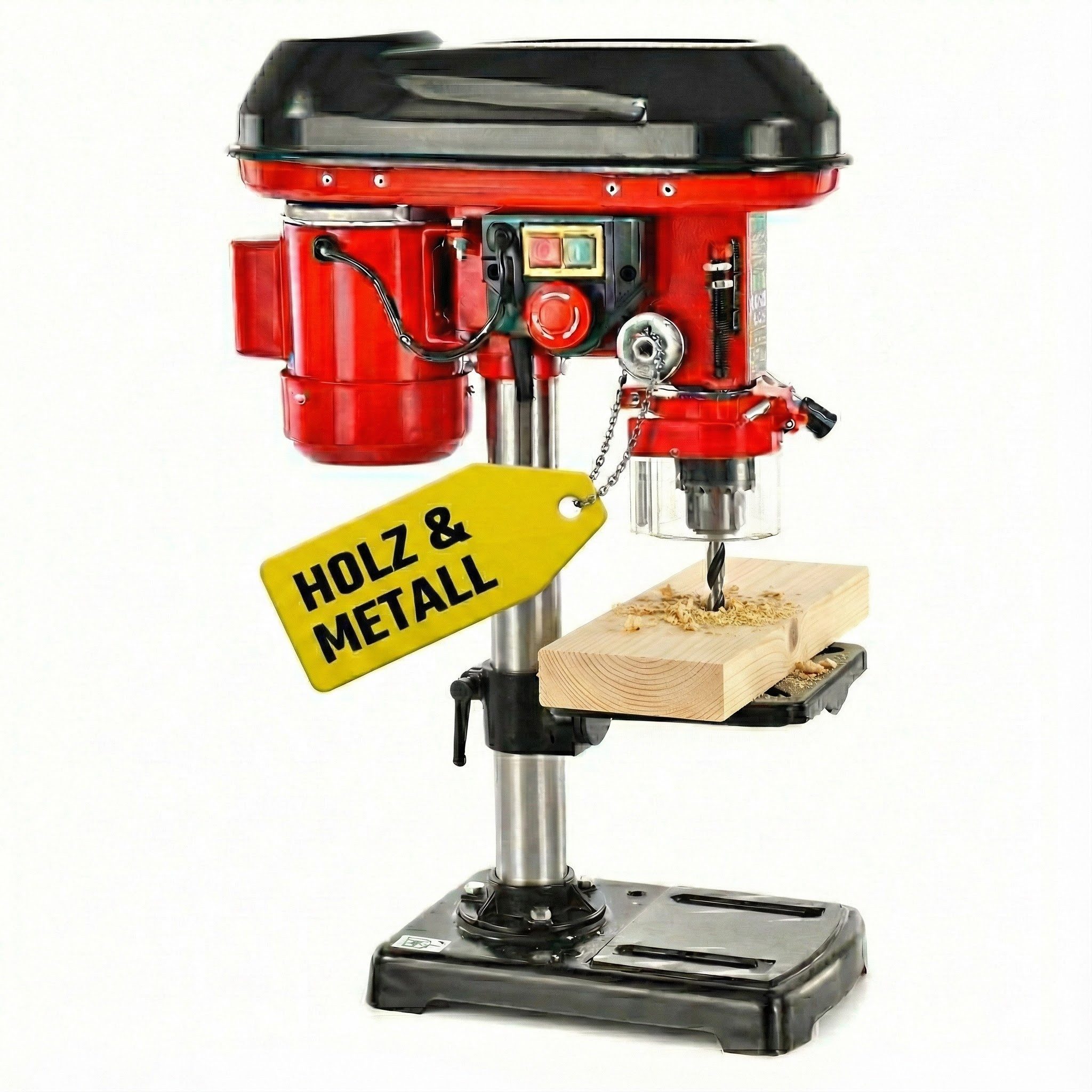 Hecht Tischbohrmaschine 1055 mit 50 mm Spindelhub, 230-240 V, max. 2700 U/min, 500 W, Profimodell