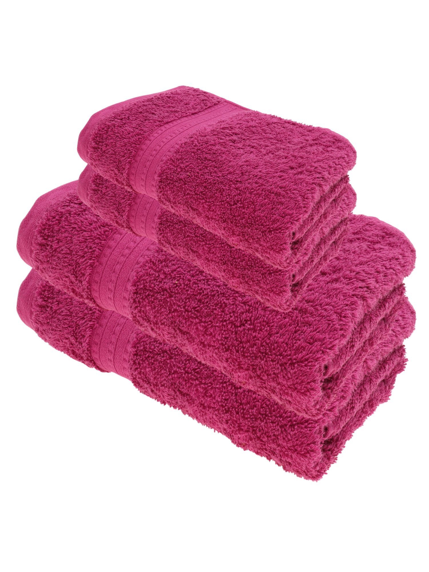 Julie Julsen Handtücher 4-Handtücher-Fuchsia, Bio-Baumwolle (4-St) günstig online kaufen
