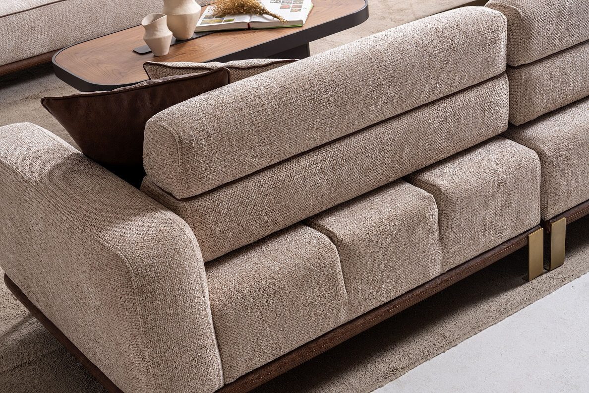 JVmoebel Sitzgruppe 3+1+1 im modernen Stil mit elegantem Design, (3-tlg)