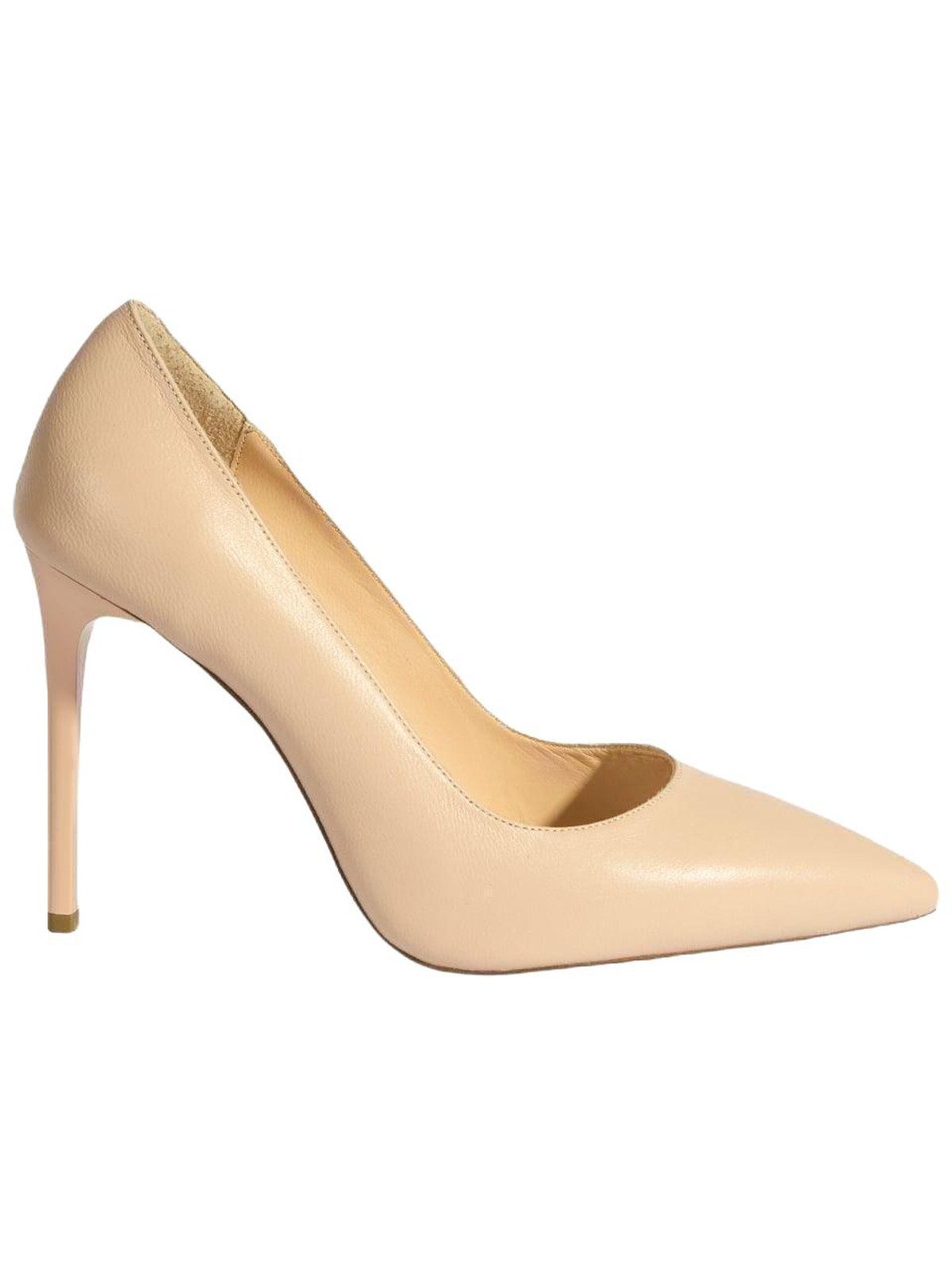 Desa Damen-Slipper – Obermaterial und Futter aus Leder, Stilettoabsatz, oh Pumps