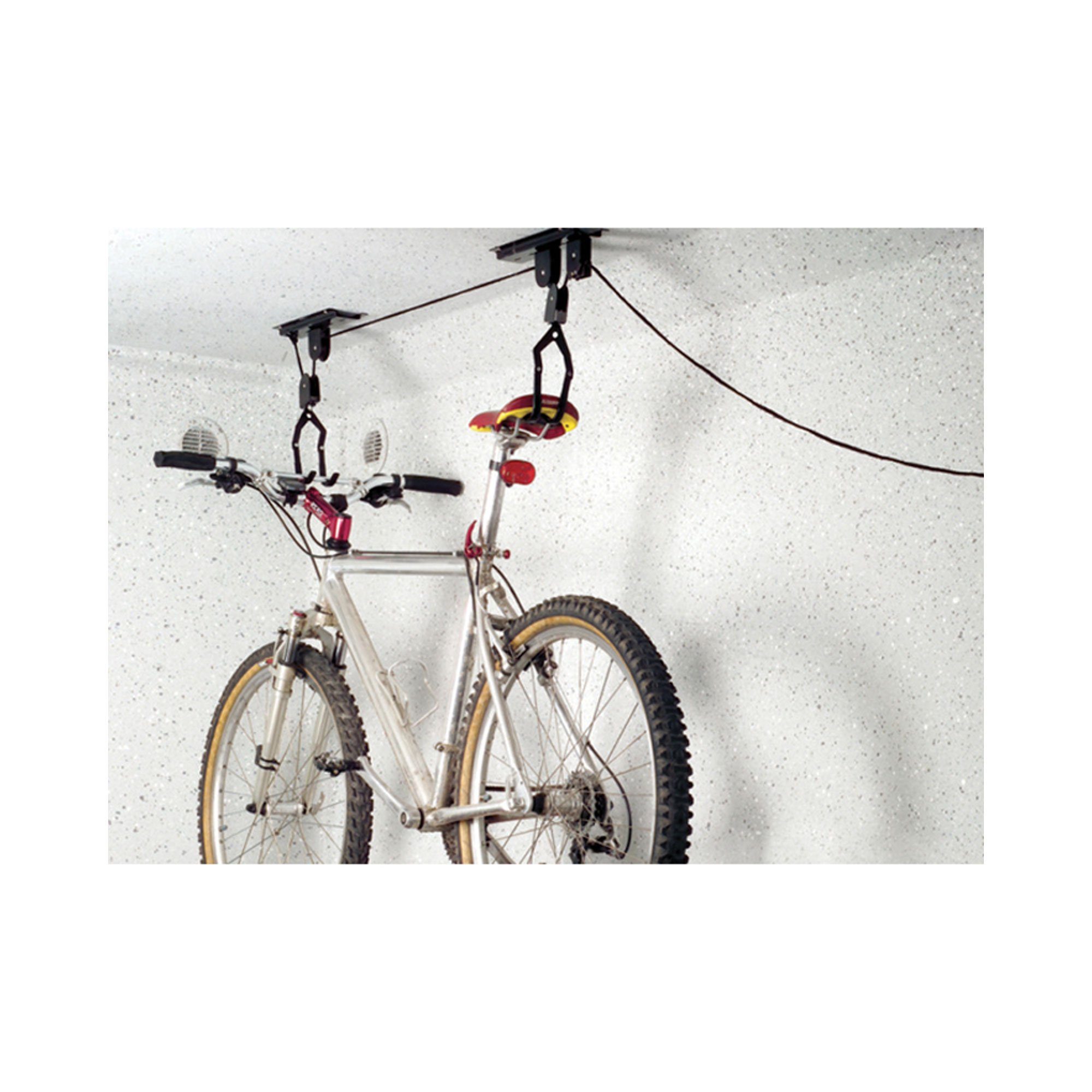 Haushalt International Fahrradlift für die Decke Fahrradgarage Fahrrad Halter