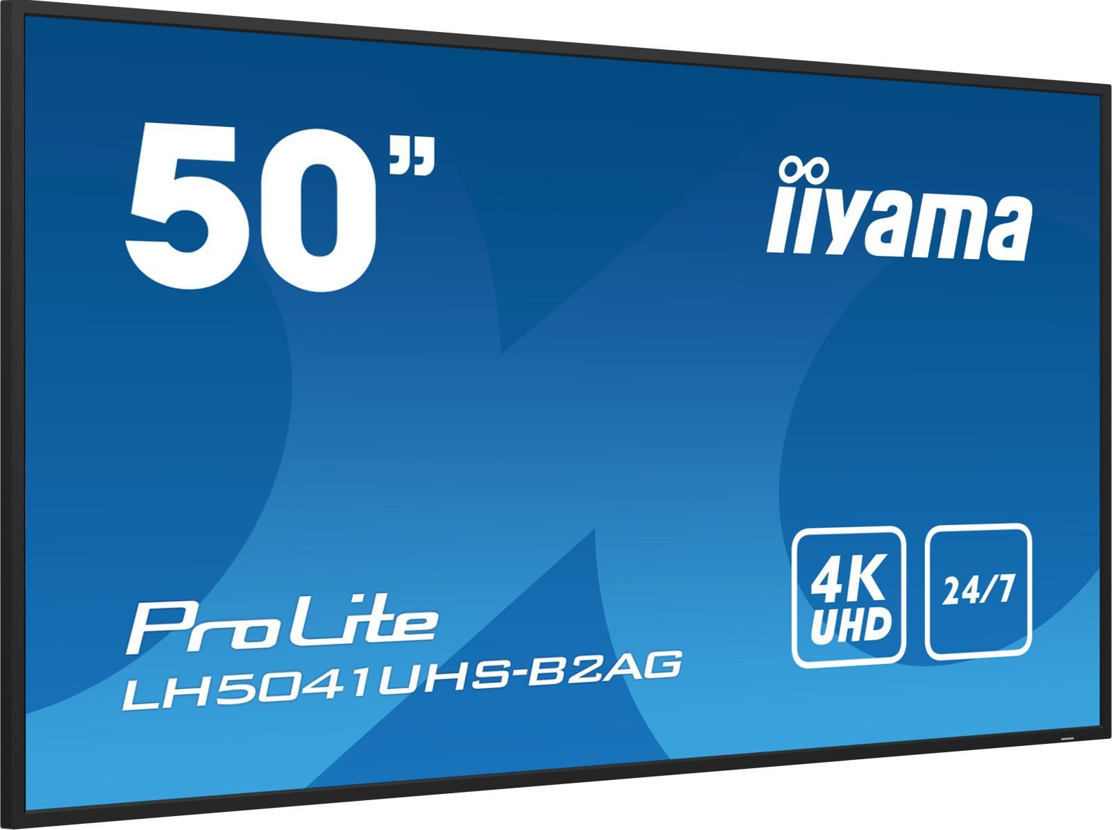 Iiyama Dis Public 50 LH5041UHS-B2AG UHD TFT-Monitor (3840 x 2160 px, 4K Ultra HD, 9,5 ms Reaktionszeit, VA, Lautsprecher, HDCP)