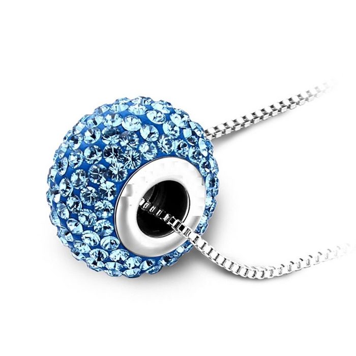 BUNGSA Ketten-Set Kette Beads Silber aus Messing für Damen (1-tlg) Halskette Necklace