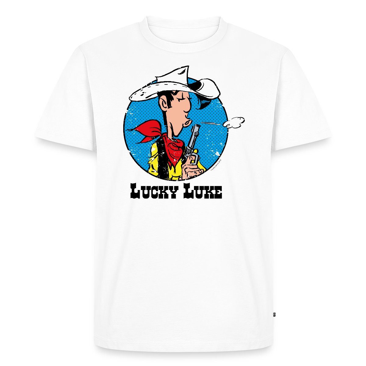 Spreadshirt T-Shirt Lucky Luke mit Pistole günstig online kaufen