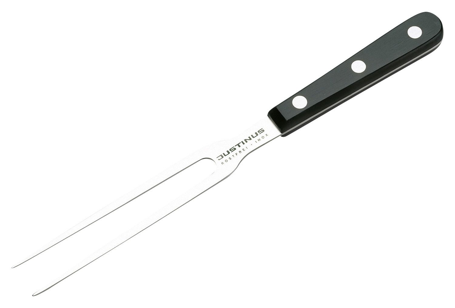 Justinus Fleischgabel KÜCHENCHEF, L 26 cm, Edelstahl, Griff aus Bakelit, Spülmaschinengeeignet
