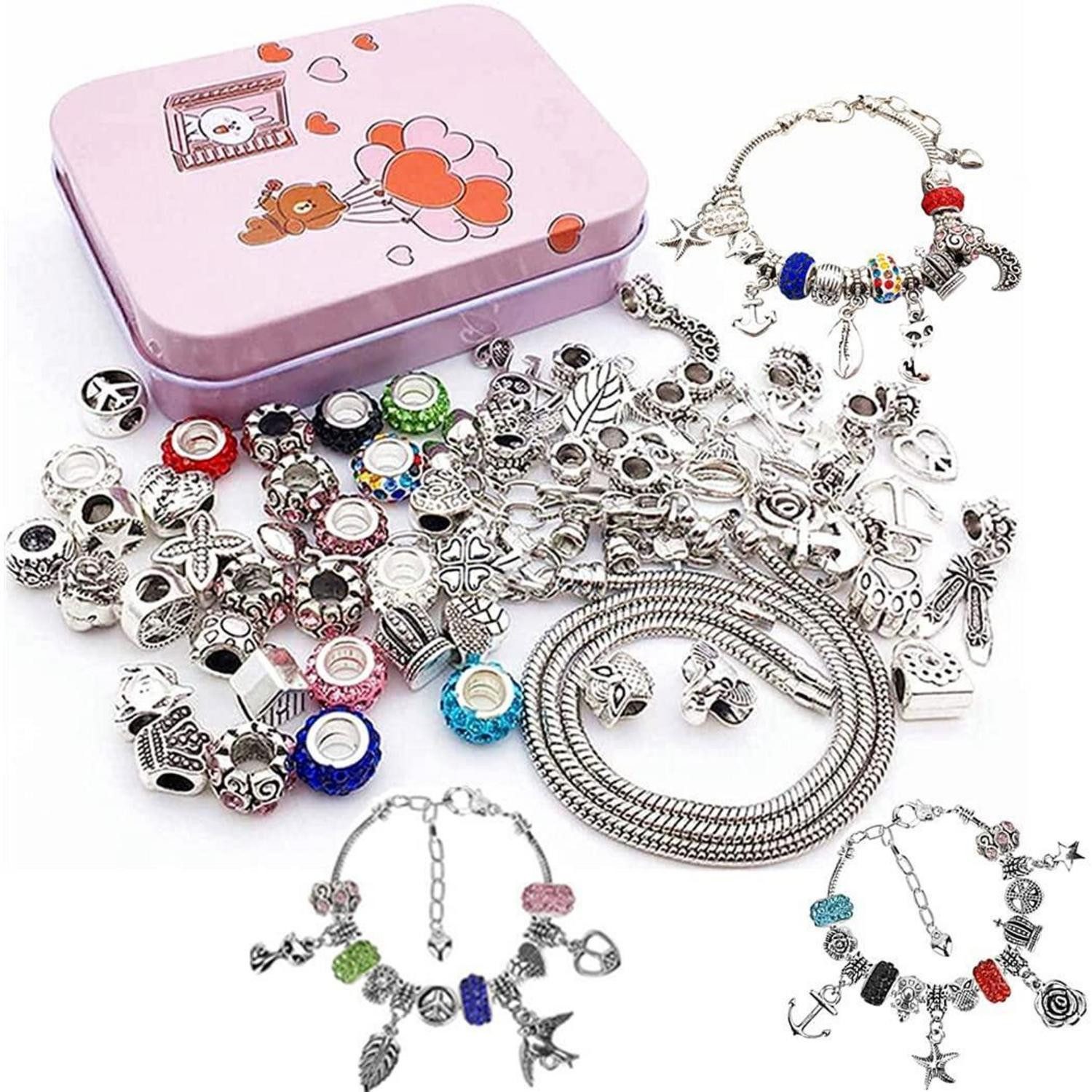 LuxusKollektion Ketten und Armband Set Armband Bastelset für Kinder, Schmuck DIY Kit