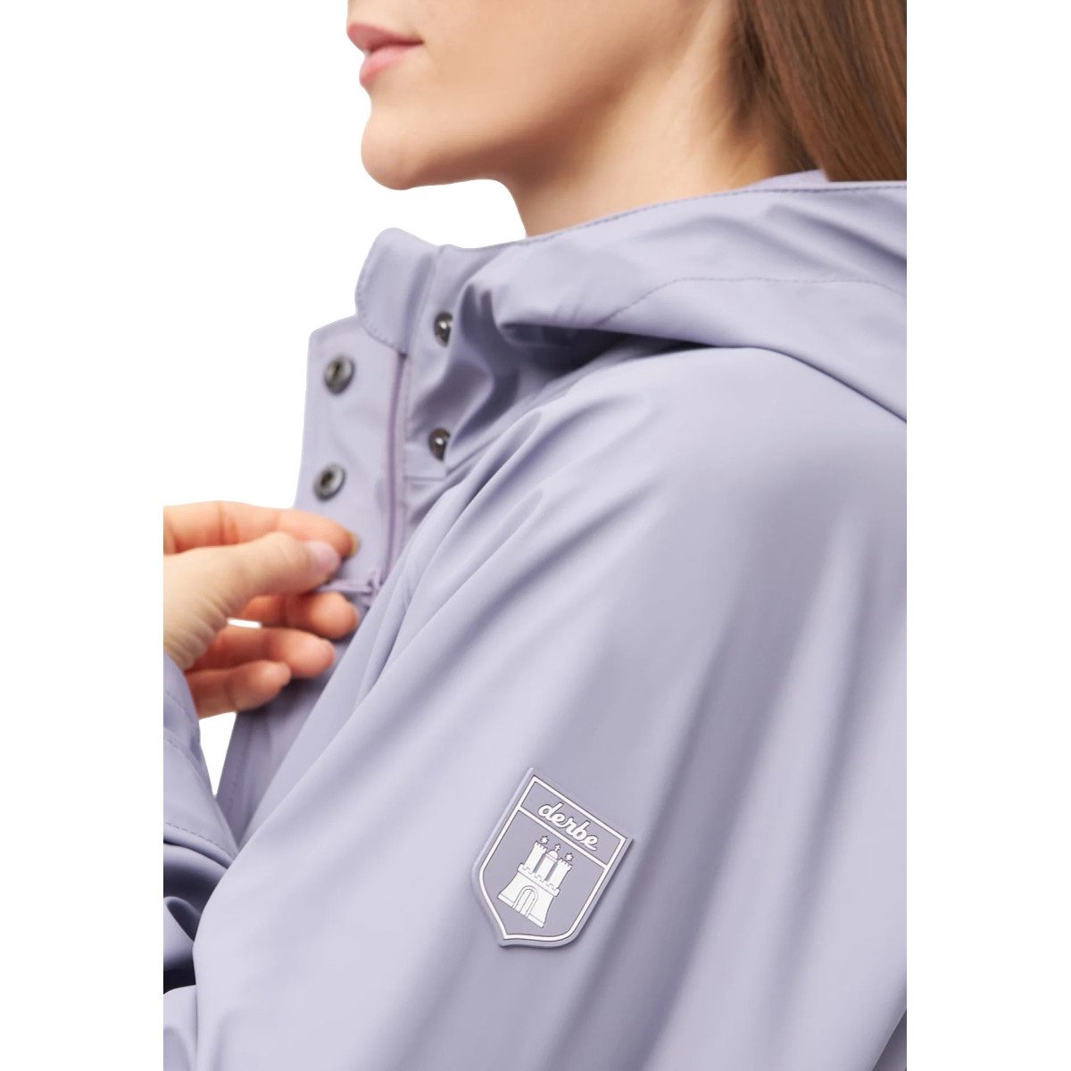 Derbe Blouson Derbe Friese Traveby Plain Damen Regenmantel – Bild 4 von 5