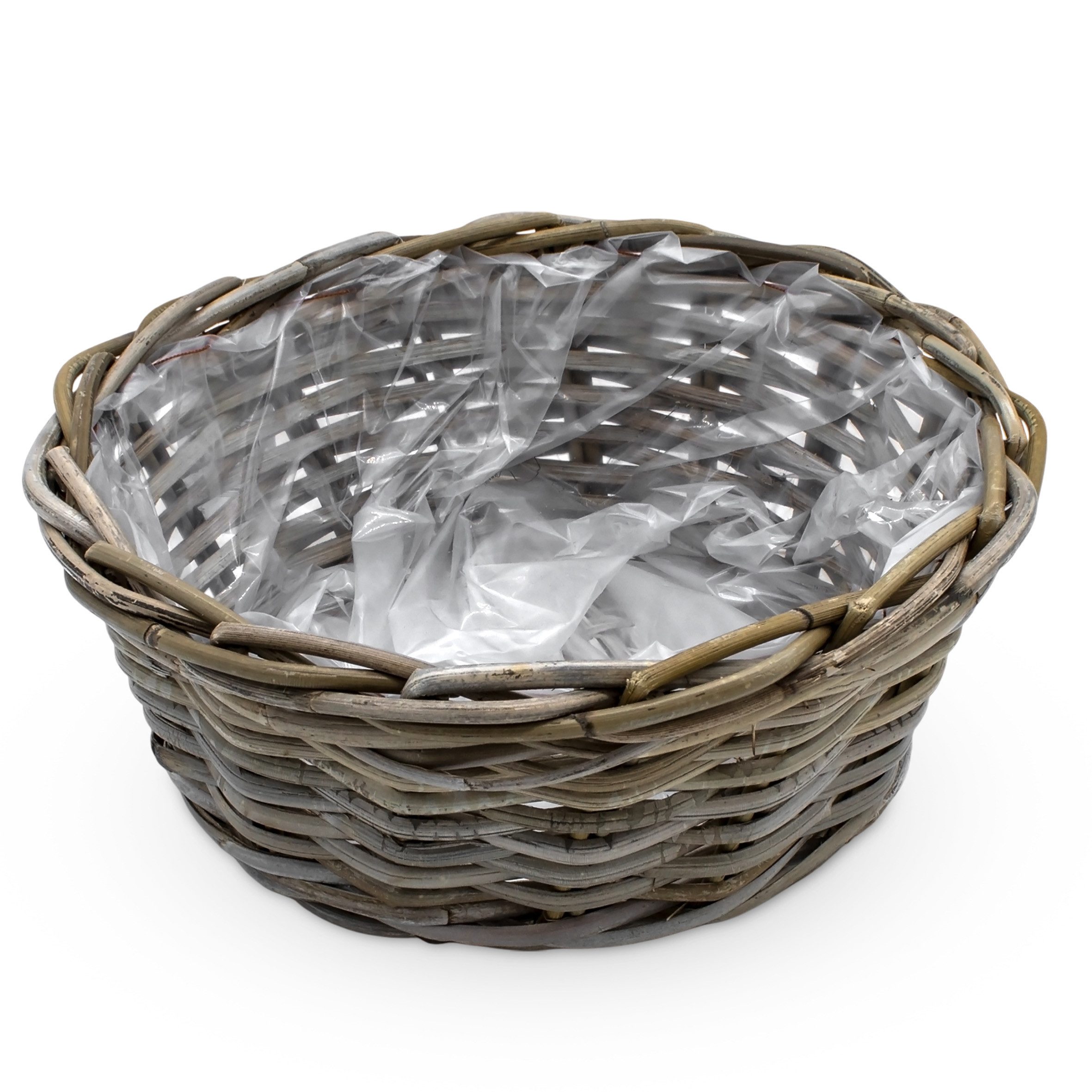 Pflanzschale Geflochtener Weide Pflanzkorb natur - 30 cm