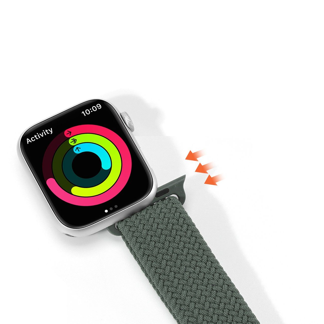Dux Ducis Grün (Mixture Strap II Schleifenarmband Watch) Apple Version) für Armband Uhrenarmband