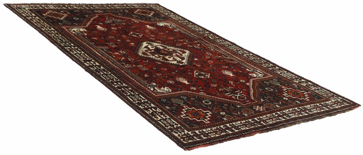 Handgeknüpfter Orientteppich Nain Orientteppich 10 Trading, mm Shiraz / rechteckig, Höhe: 168x254 Perserteppich,