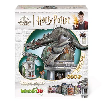 Wrebbit 3D-Puzzle Gringotts Bank (300 Teile) - Harry Potter, 300 Puzzleteile