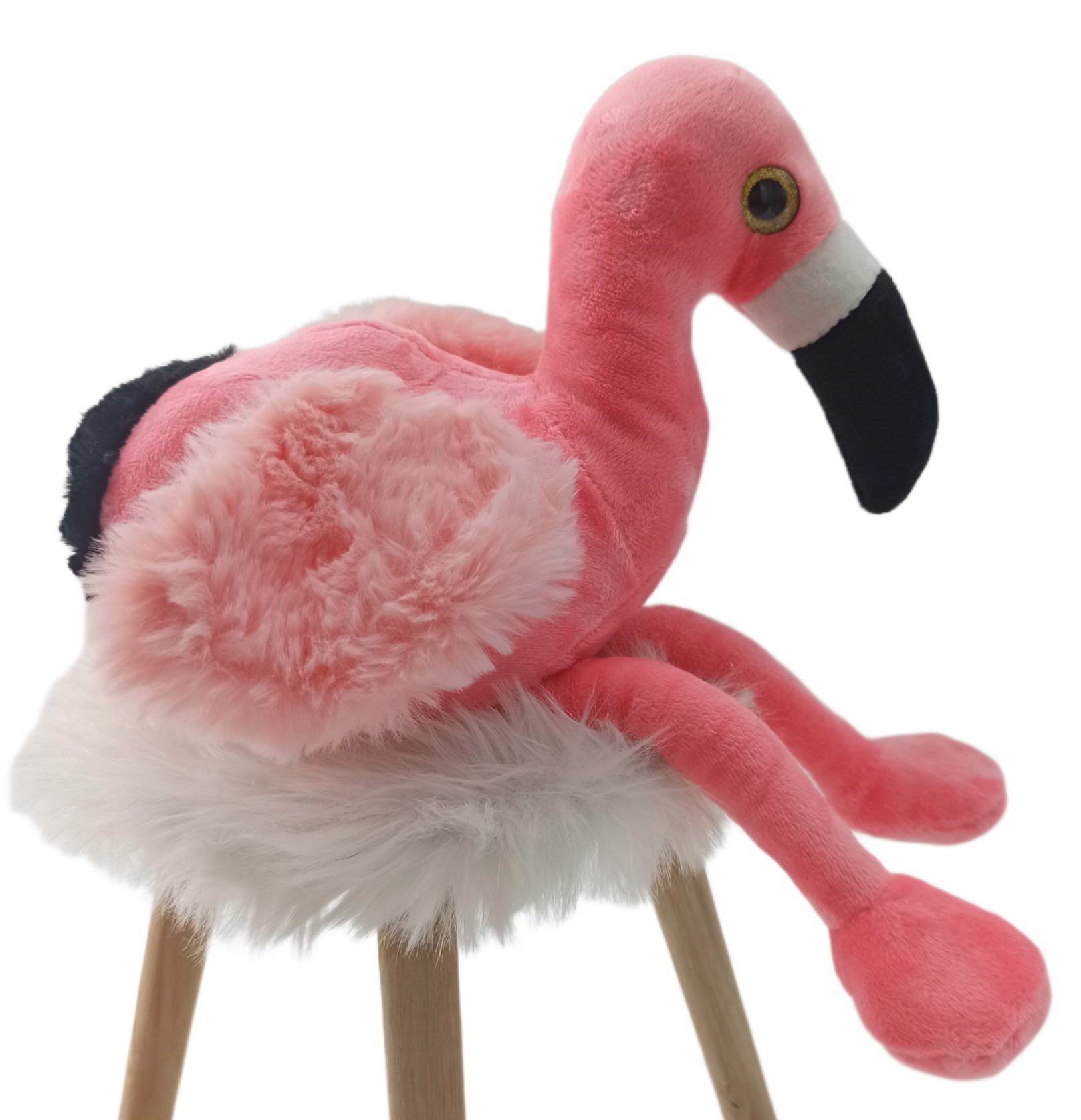 soma Kuscheltier Kuscheltier Flamingo pink 38 cm Plüschtier XXL Plüsch  Flamingo pi, Super weicher Plüsch Stofftier Kuscheltier für Kinder zum  spielen