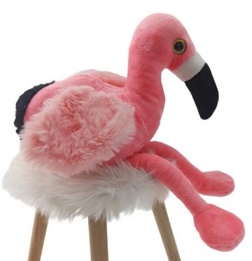 soma Kuscheltier Kuscheltier Flamingo pink 38 cm Plüschtier XXL Plüsch Flamingo pi (1-St), Super weicher Plüsch Stofftier Kuscheltier für Kinder zum spielen