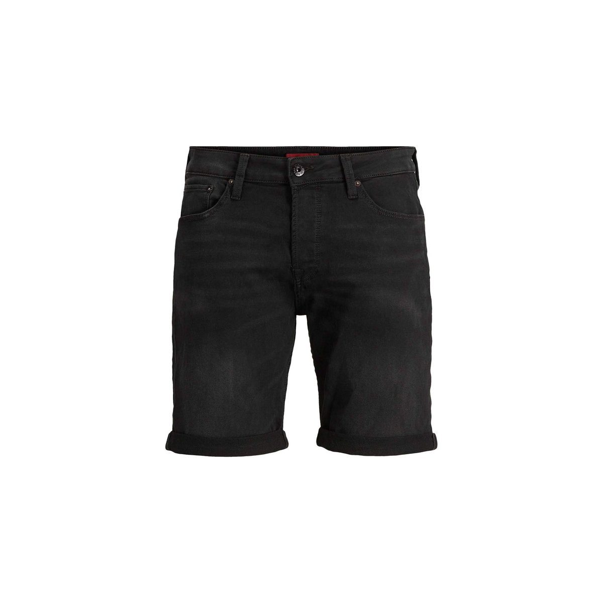 Jack & Jones Cargoshorts schwarz regular (1-tlg., keine Angabe)