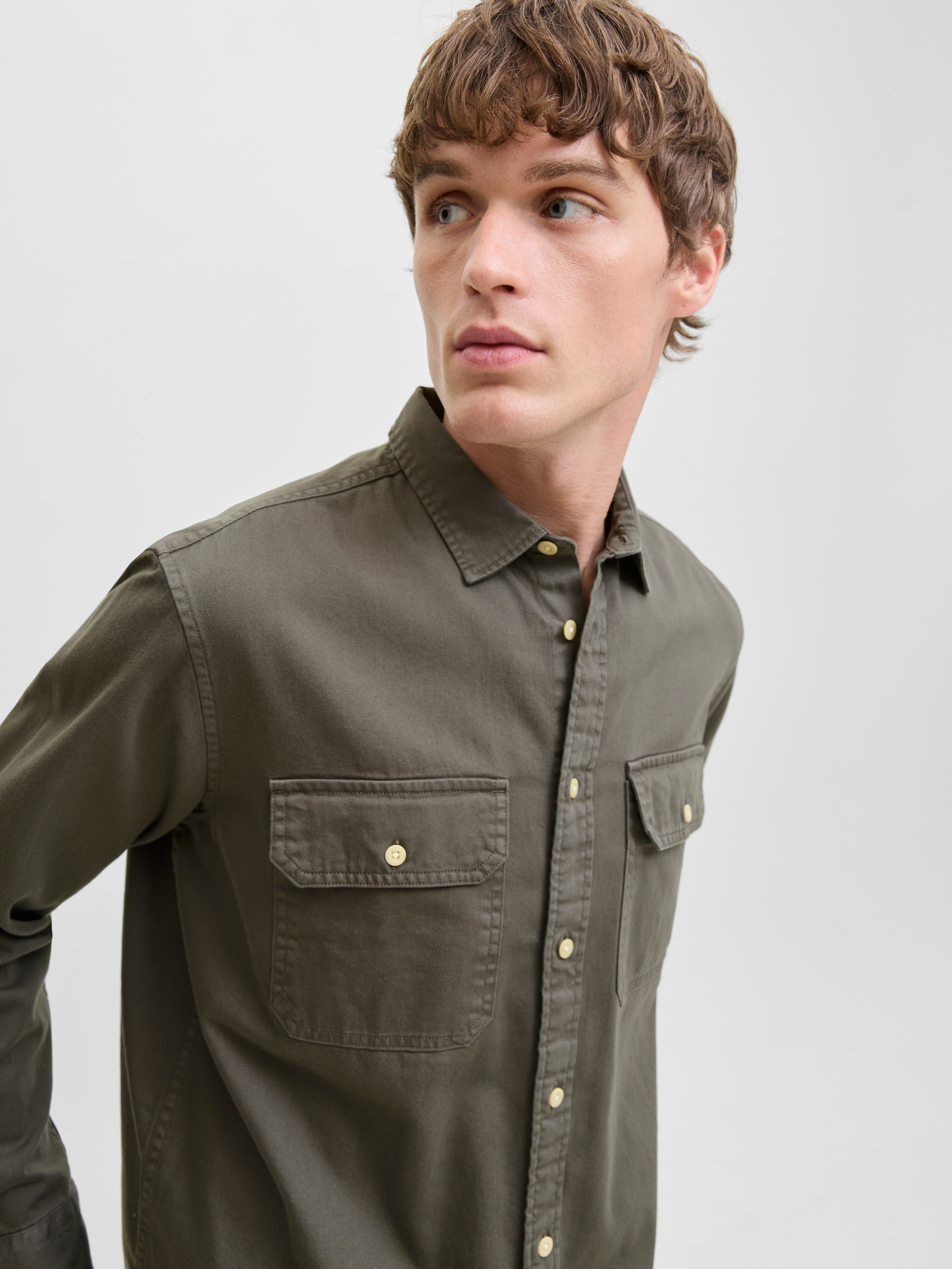 Jack & Jones Langarmhemd JJETRAVIS SHIRT günstig online kaufen