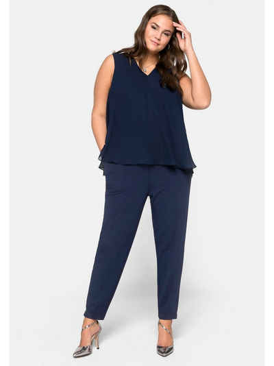 Sheego Jumpsuit Große Größen im Lagenlook