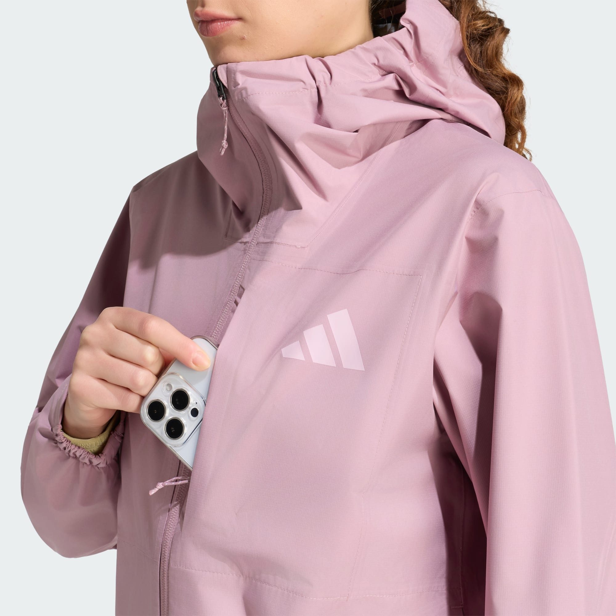 adidas TERREX Regenjacke TERREX MULTI 2.5 LAYER CLIMAPROOF REGENJACKE (1-St) – Bild 4 von 5