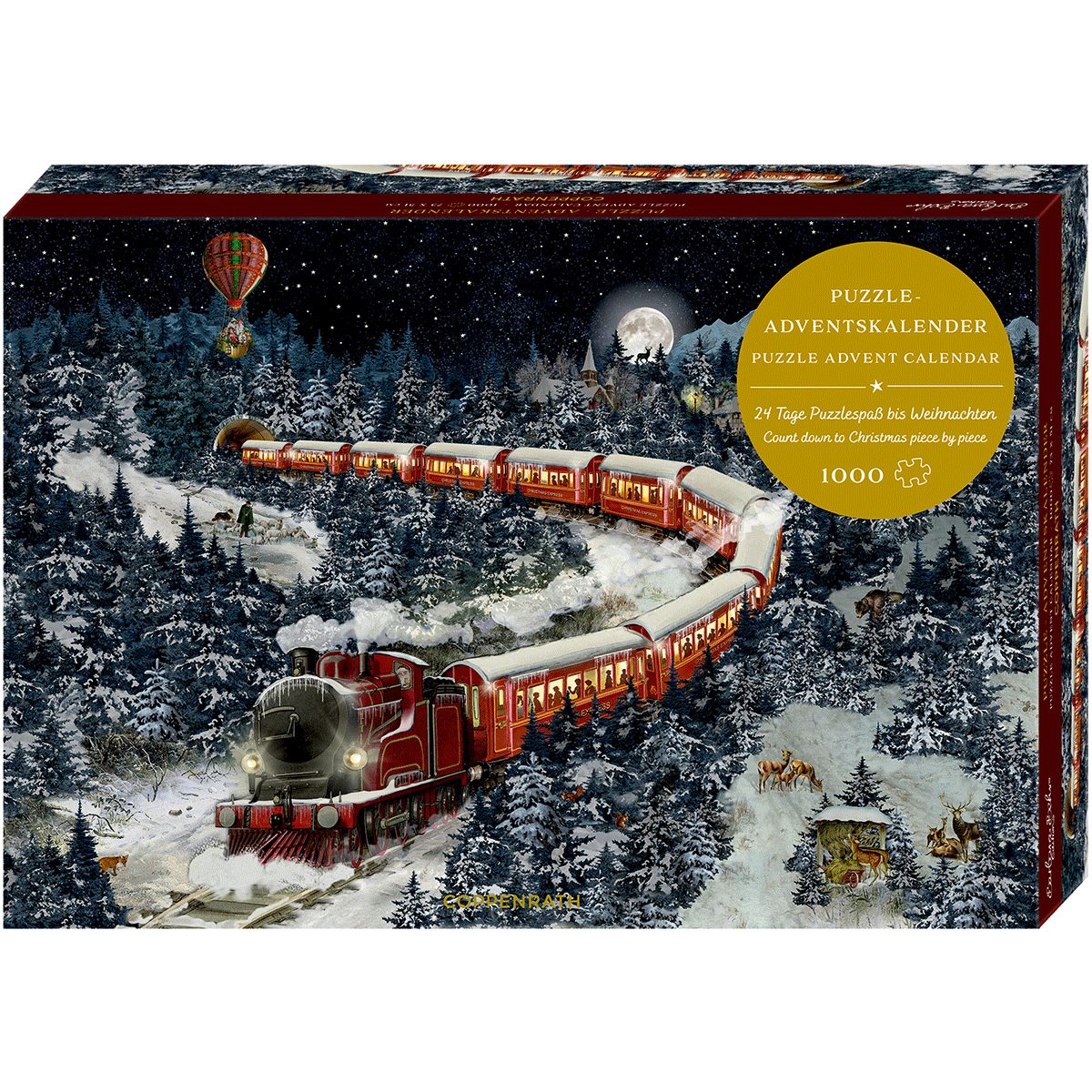 Adventskalender Puzzle-Adventskalender – Weihnachtsexpress
