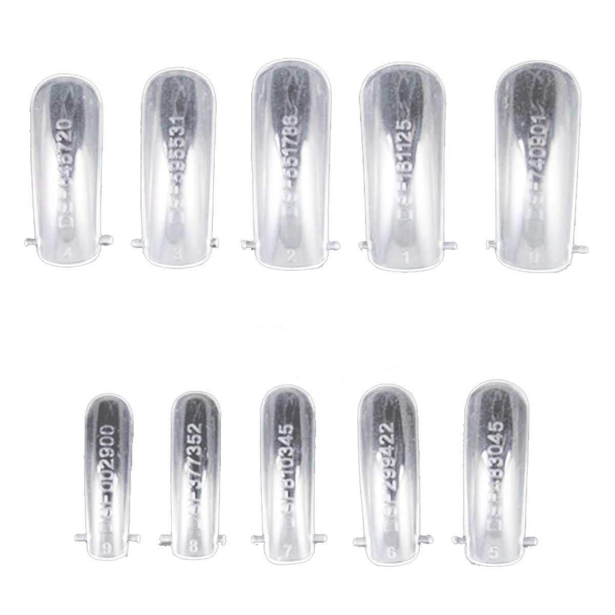 Sun Garden Nails Nageldesign Zubehör 100 St. Dual System Form NT 89 - Popits Nail Tips - Tipbox, Wiederverwendbar