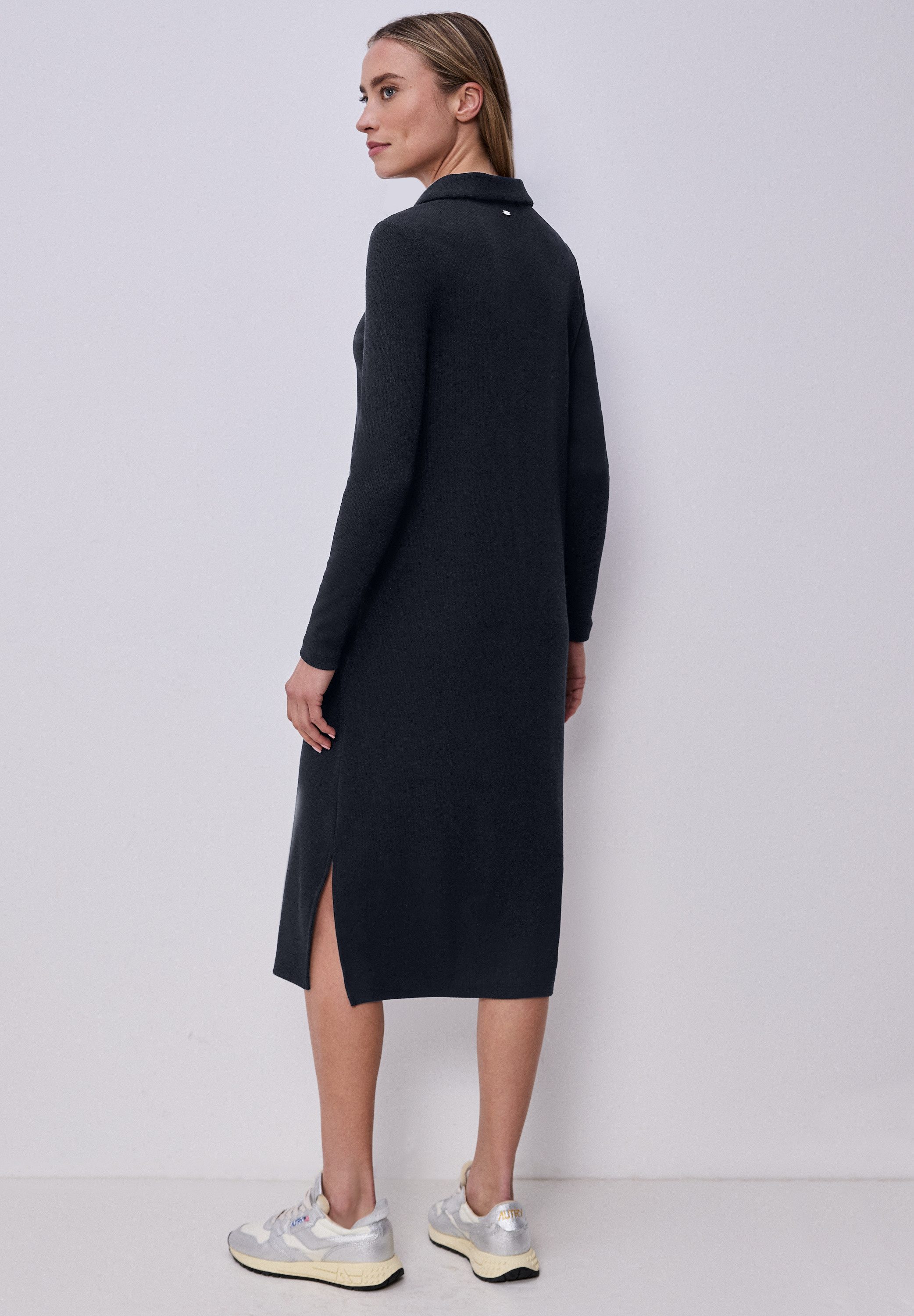 STREET ONE Midikleid in Unifarbe
