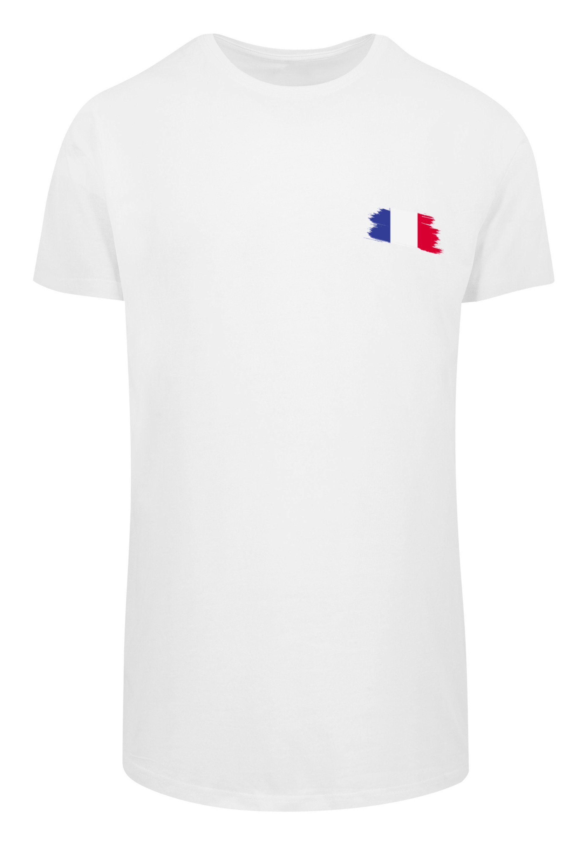 weiß Flagge Fahne T-Shirt Print Frankreich F4NT4STIC France