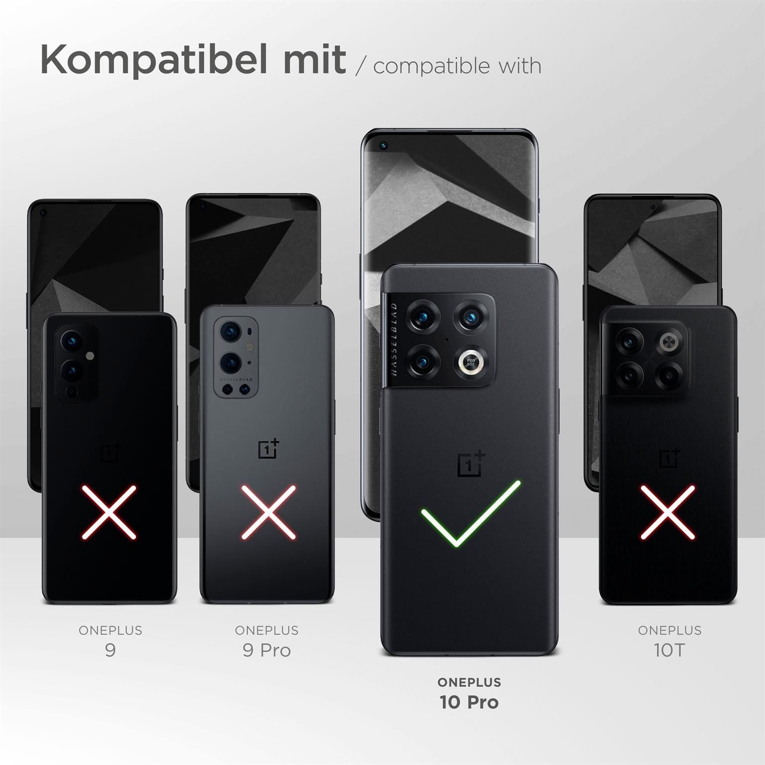 ONEFLOW Handyhülle für OnePlus 10 Pro Wasserdichte Tasche BeachBag Schwarz 6,7 Zoll, Hülle mit Touch Kamera Fenster IPX8 Unterwasser-Tasche zum Schwimmen