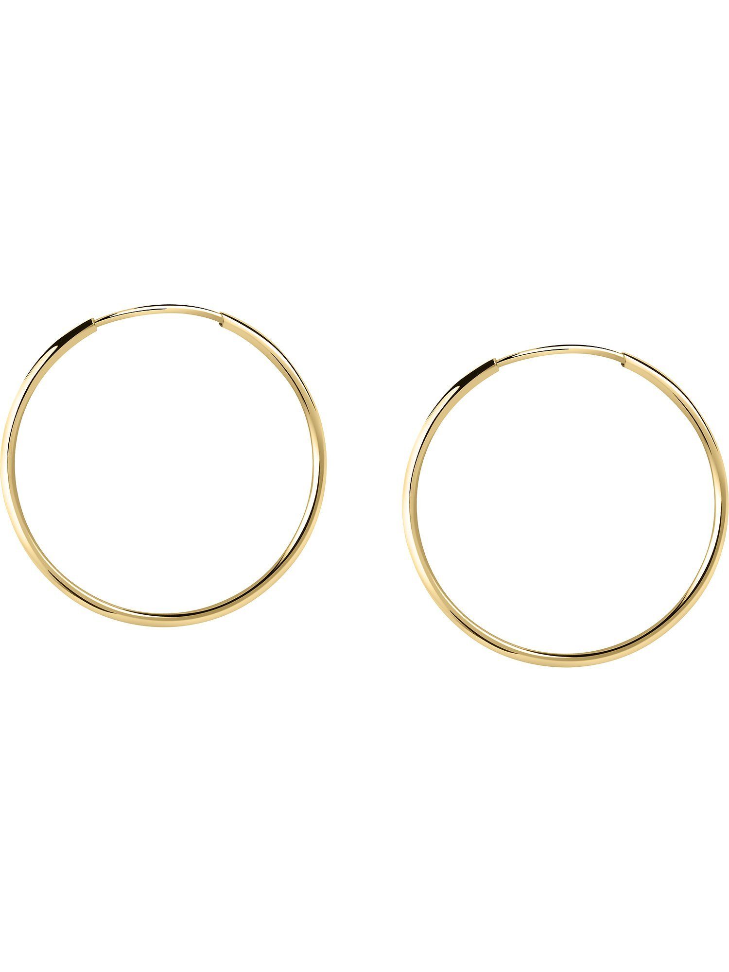 CHRIST Paar Creolen CHRIST Damen-Creolen 585er Gelbgold (Paar)