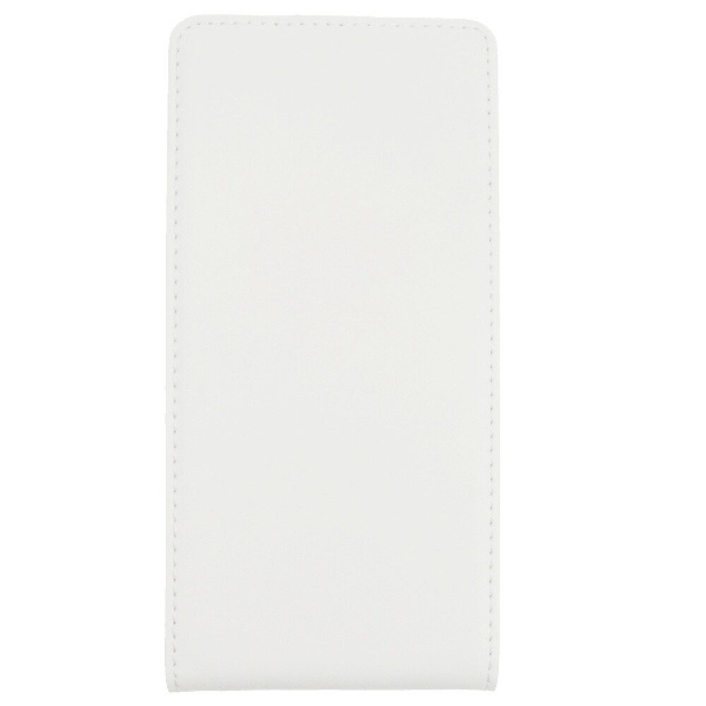 Handytasche Slim Leder Flip Hülle für Sony Z2 - Weiß Handyhülle Tasche Schutz 4250 (Flip Cover)