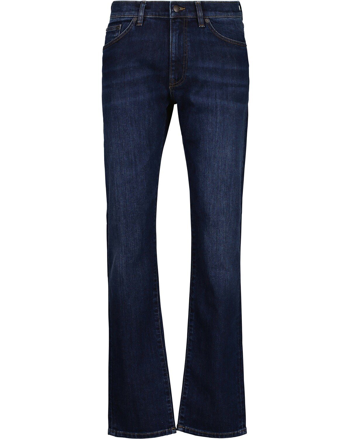 Worn Fit In Gant Slim Blue Dark 5-Pocket-Jeans Jeans