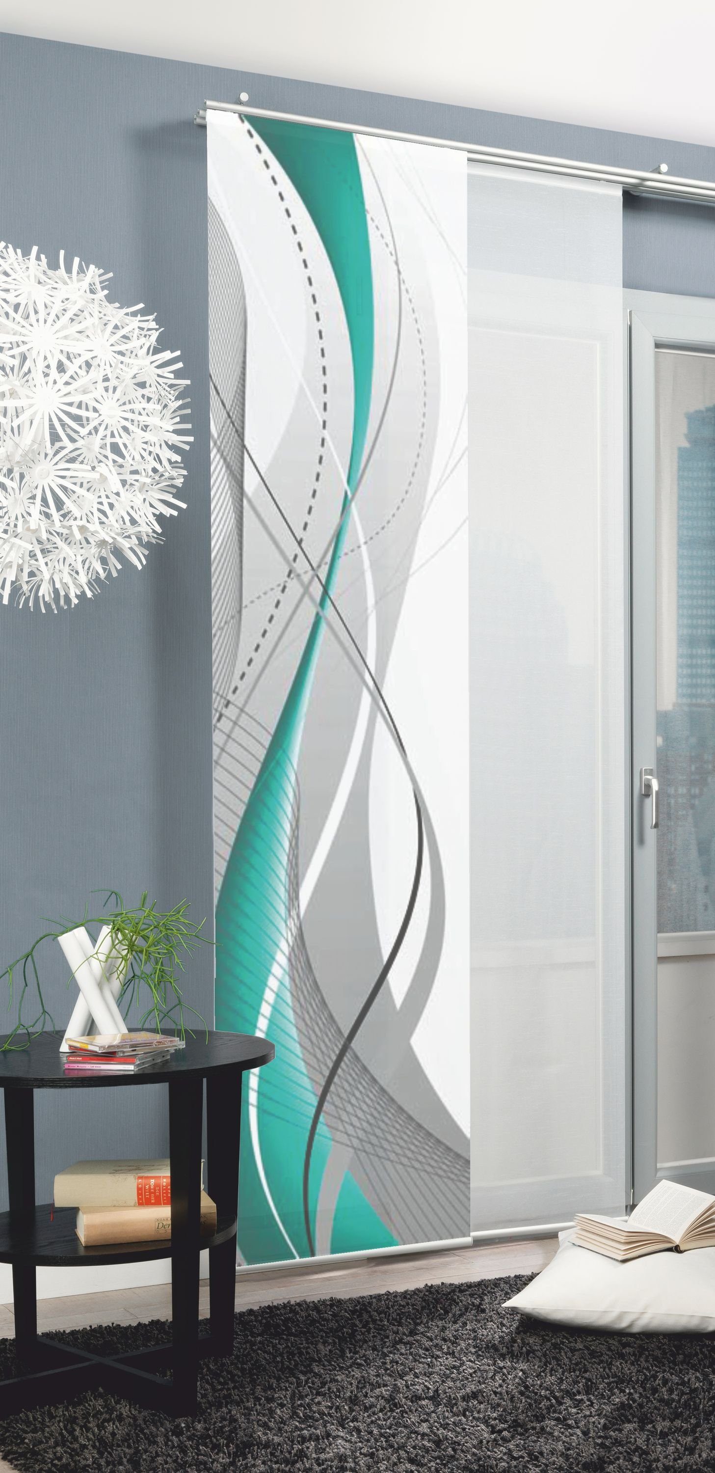 HOME WOHNIDEEN Schiebegardine 87152 Schiebewand Digitaldruck günstig online kaufen
