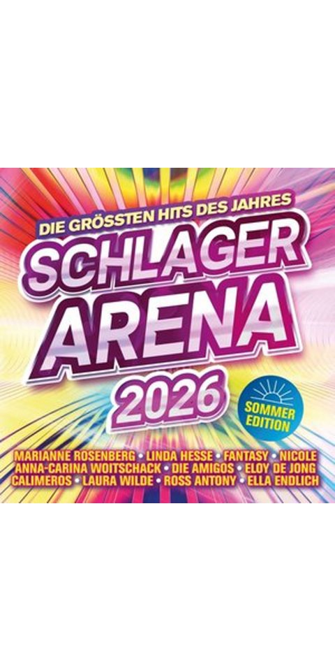 Universal Music GmbH Musik-CD Schlager Arena 2026 - Sommer Edition: Die größten, (1-St)