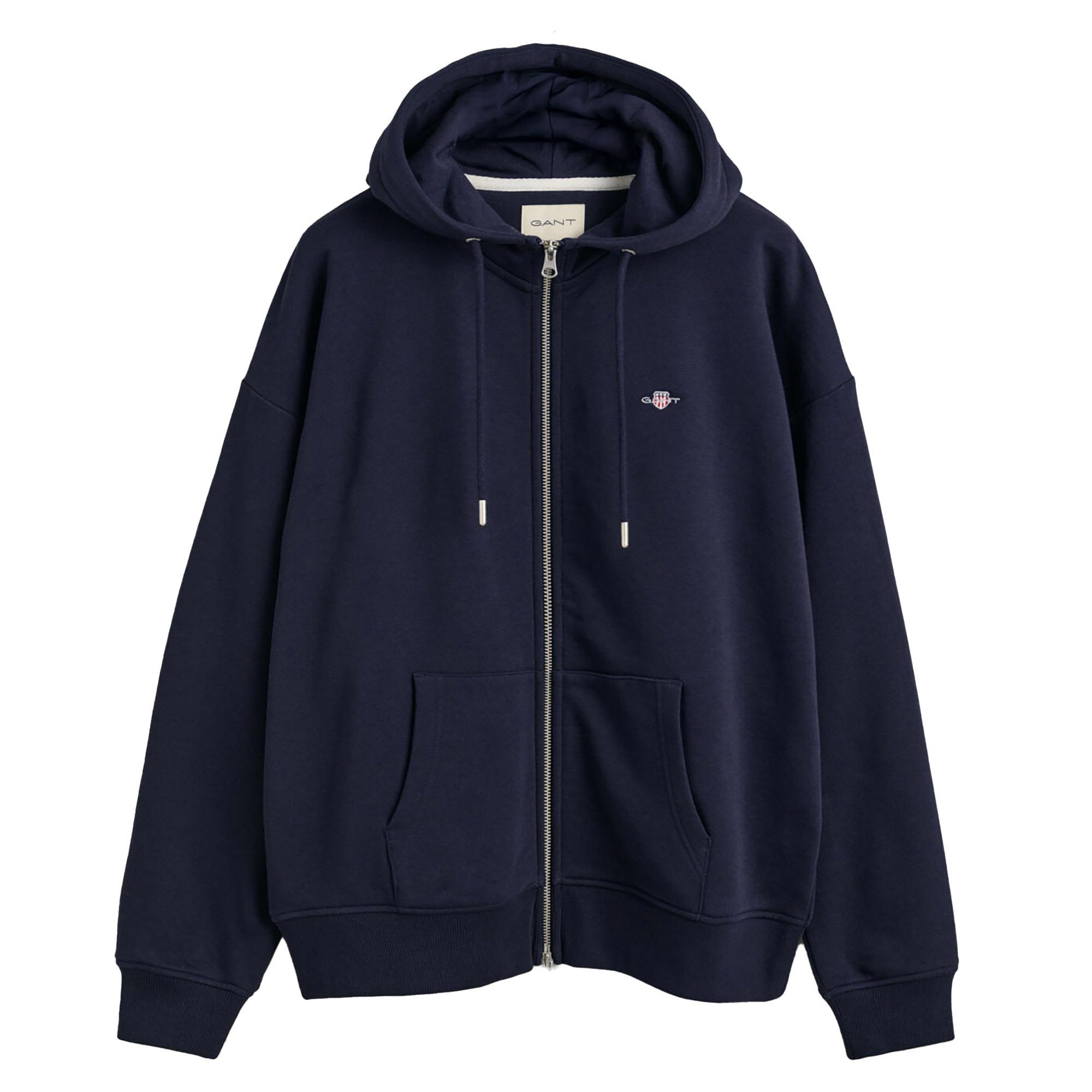 Gant Sweater Damen Sweatjacke Baumwolle SHIELD ZIP HOODIE günstig online kaufen